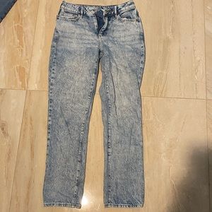 pacsun light mom jean (almost acid wash)